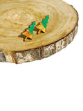 Christmas wood studs - trees - two sizes