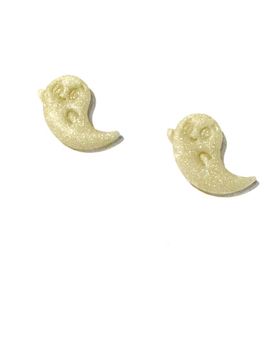 Glow in the dark - ghost studs - various