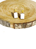 Christmas wood studs - candles