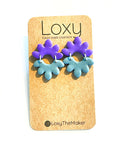 Mixed colour flowers - Purple and blue