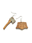 Wood camping series - axe and stump
