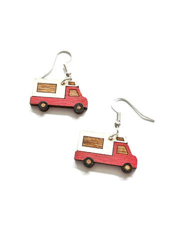 Wood camping series - truck camper - various colours