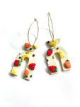 Fruit salad - arch with halves on hoops