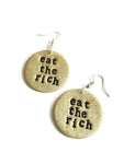 Gold-silver sparkle circles - eat the rich