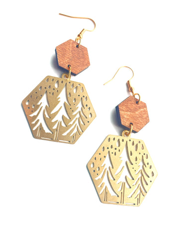 Wood with hex trees