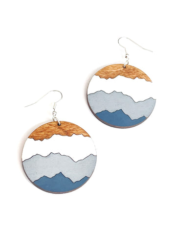 Wood dangles - mountainscape