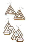 Stained wood - Geometrics