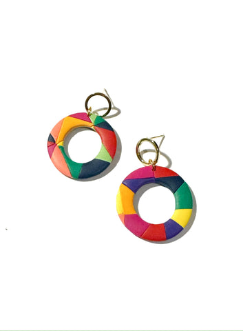 Rainbow mosaic - circles
