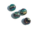 Purple and teal geode - studs