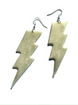 Glow shimmer lightning bolt - large