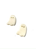 Glow in the dark - ghost studs - various