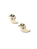 Glow in the dark - ghost studs - various