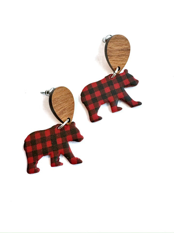 Buffalo plaid - bears