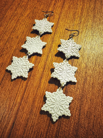 Texture snowflakes - triple