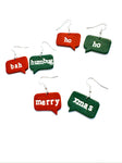 Speech bubbles - Holiday earrings