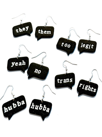 Speech bubbles - black varieties