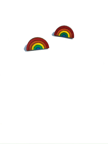 Rainbow wood studs