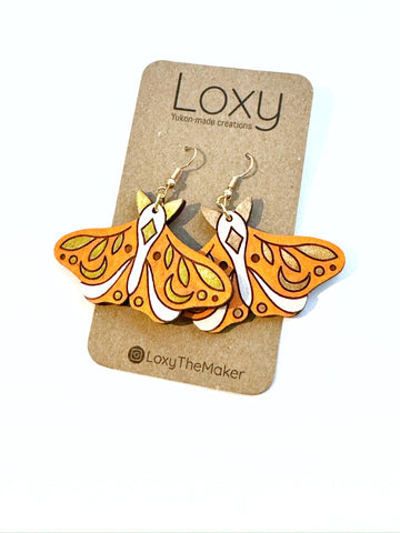 Wood vibes - Butterfly - orange