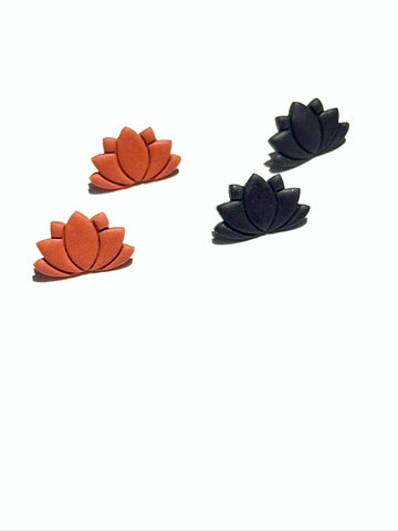 Lotus studs - various colours