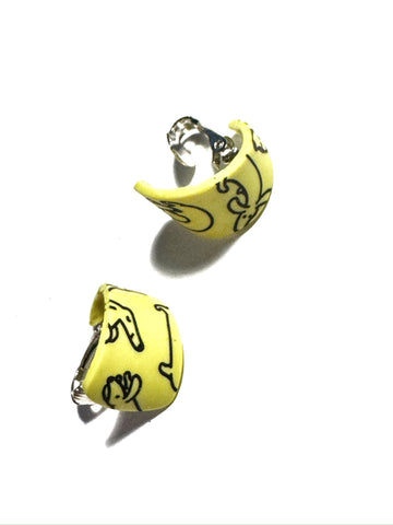 Trial style - yellow dogs - clip ons