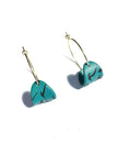 Trial style - teal birds - hoops