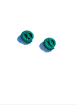 Texture teal - skull studs