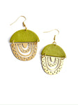 Texture olive - Half with brass