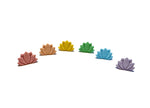 Pastel lotus studs