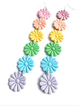 Pastel flowers - rainbow