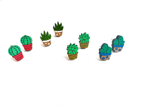 Wood - succulent studs
