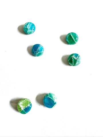 Seaglass marble - small studs