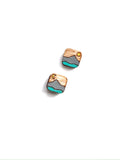 Wood - lil square studs