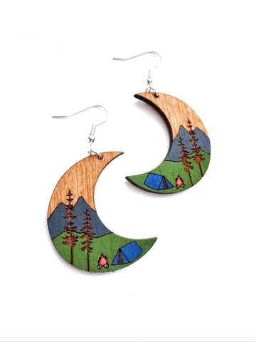 Wood mountains - camping moons
