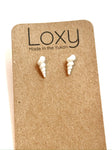 Tiny shell studs