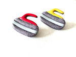 Curling stones - pins