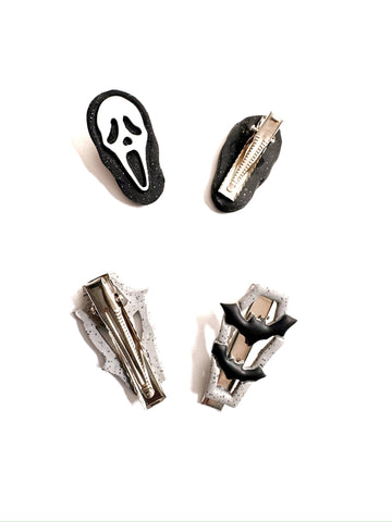 Halloween hair clips