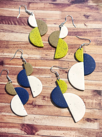 Geo ball set - Half circle dangles