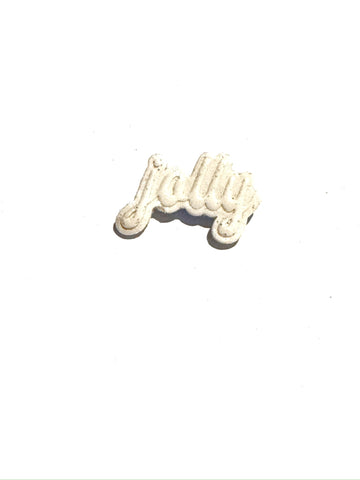 White shimmer - Jolly - pin
