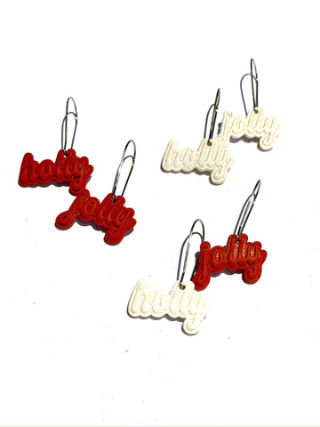 Holly Jolly earrings