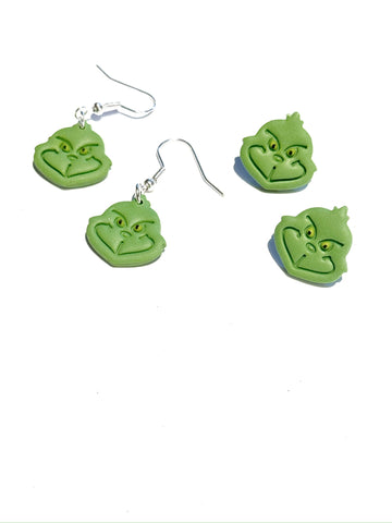 Grinch earrings