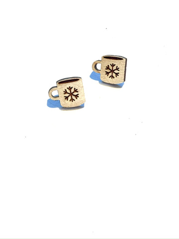 Wood studs - mugs