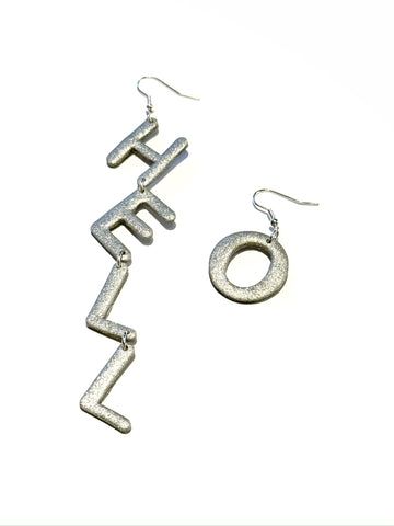 Silver letters - Hell-o