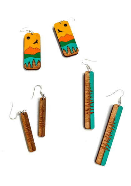 Wood landscapes - various rectangles