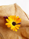Yukon glasses and flowers loop - pins and clips - burgundy
