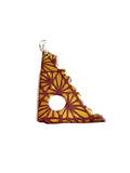 Yukon glasses and flowers loop - pins and clips - burgundy