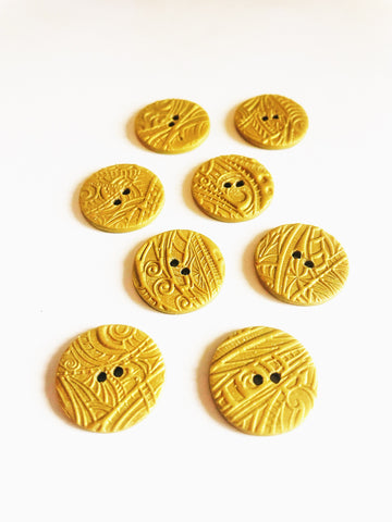 Gold buttons - several styles