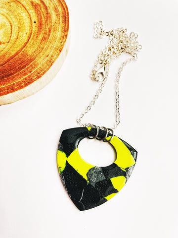 Neon marble - necklaces