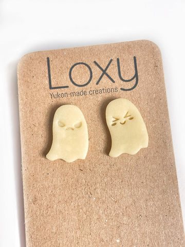 Glow in the dark - lil ghosts - studs