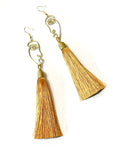 Tassle set - Long gold with face